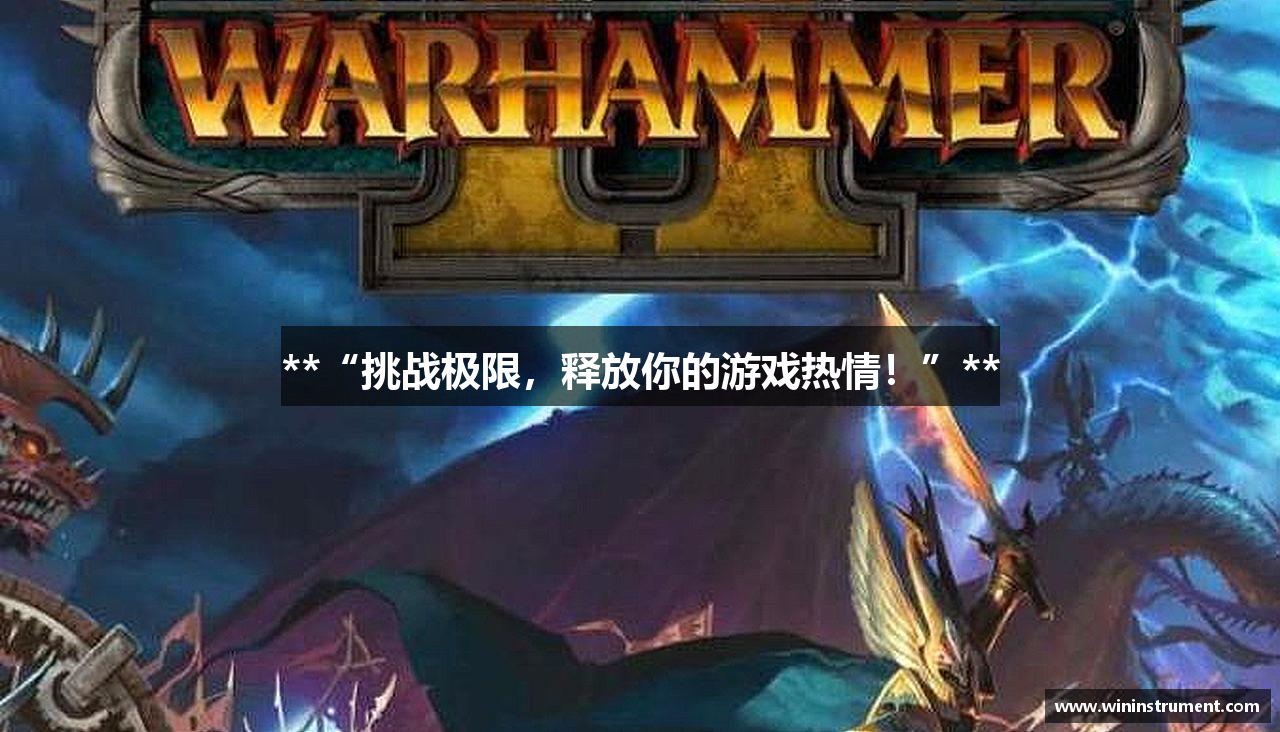 **“挑战极限，释放你的游戏热情！”**